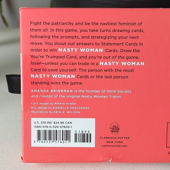 Brand New Shrill Society The Nasty Woman Game: A Card Game For Every Feminist - Picture 8 of 10
